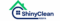 blue and orange modern real estate logo